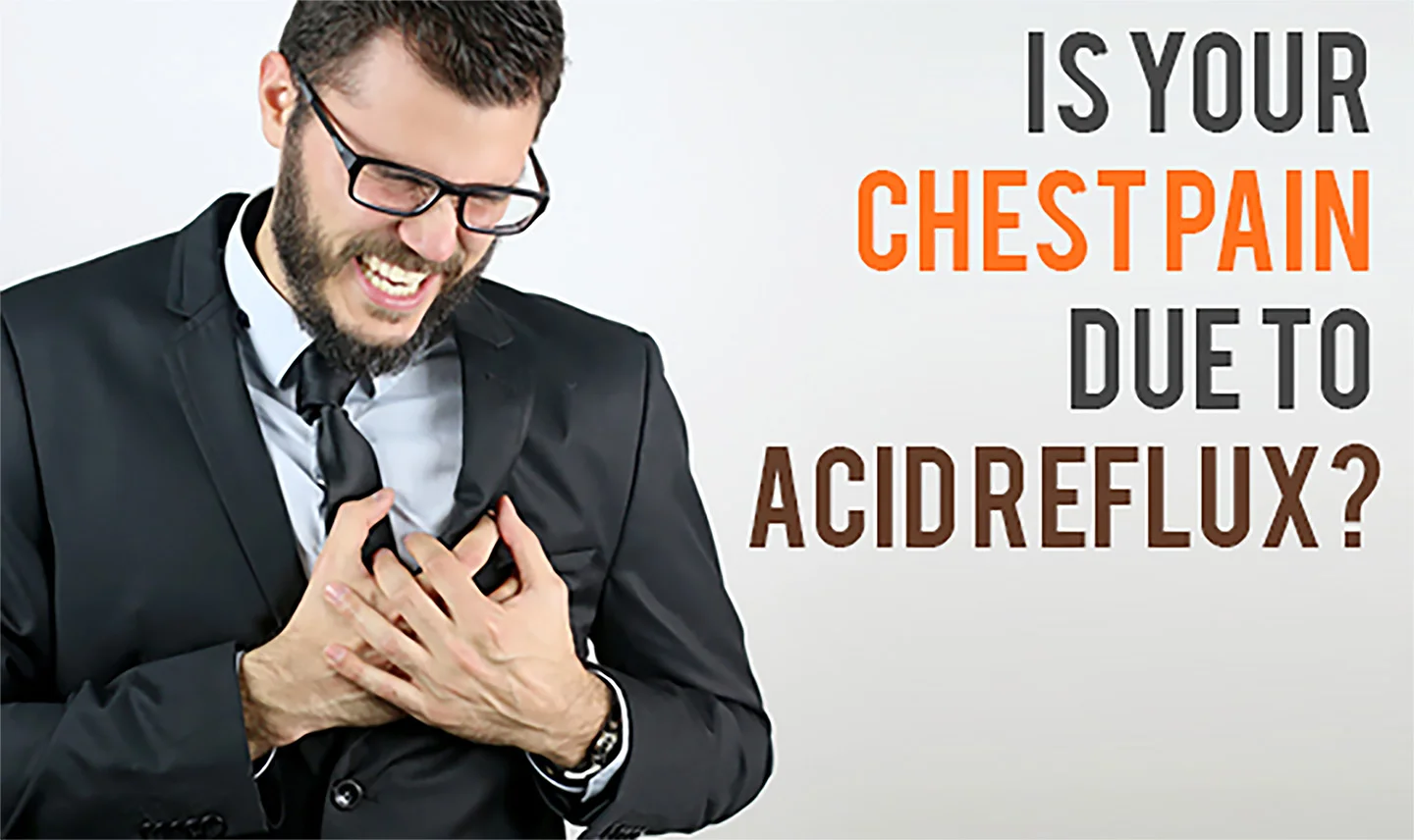 can acid reflux cause chest pain